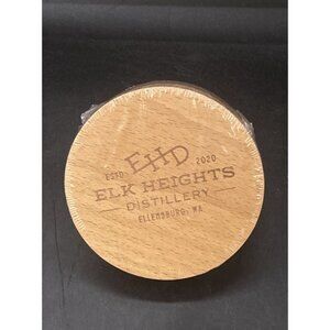Elk Heights Distillery Wood Cocktail Smoker Puck Sealed